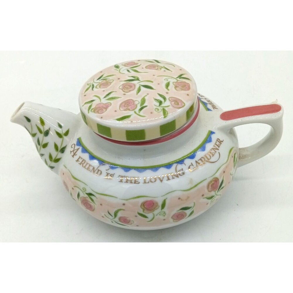 Flora Bella Andrea by Sadek A Friend is the Loving Gardener Single Serve Tea Pot